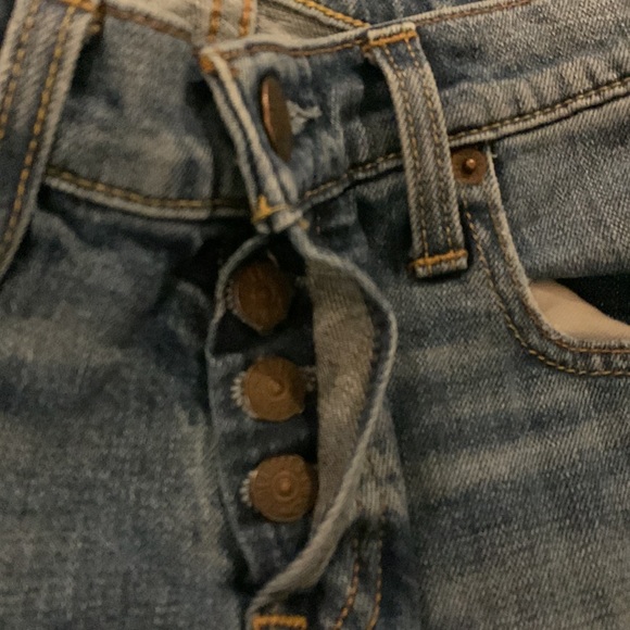 EUC Hollister Button Fly Skinny Blue Jeans 30x30 - Picture 7 of 16